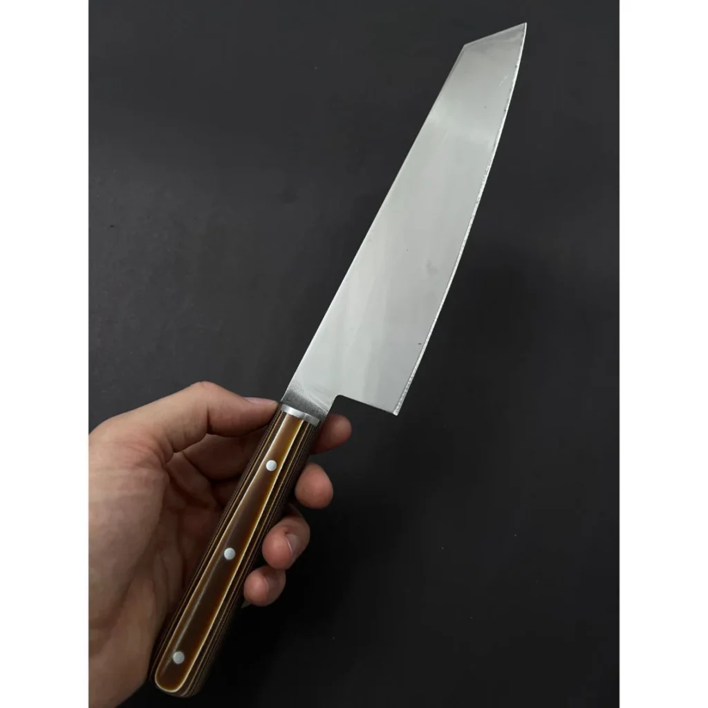 Santoku Chef Knife D2 Tool Steel Chef Knife Butcher Meat Knife