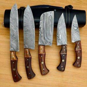 Damascus Steel Chef Knife set
