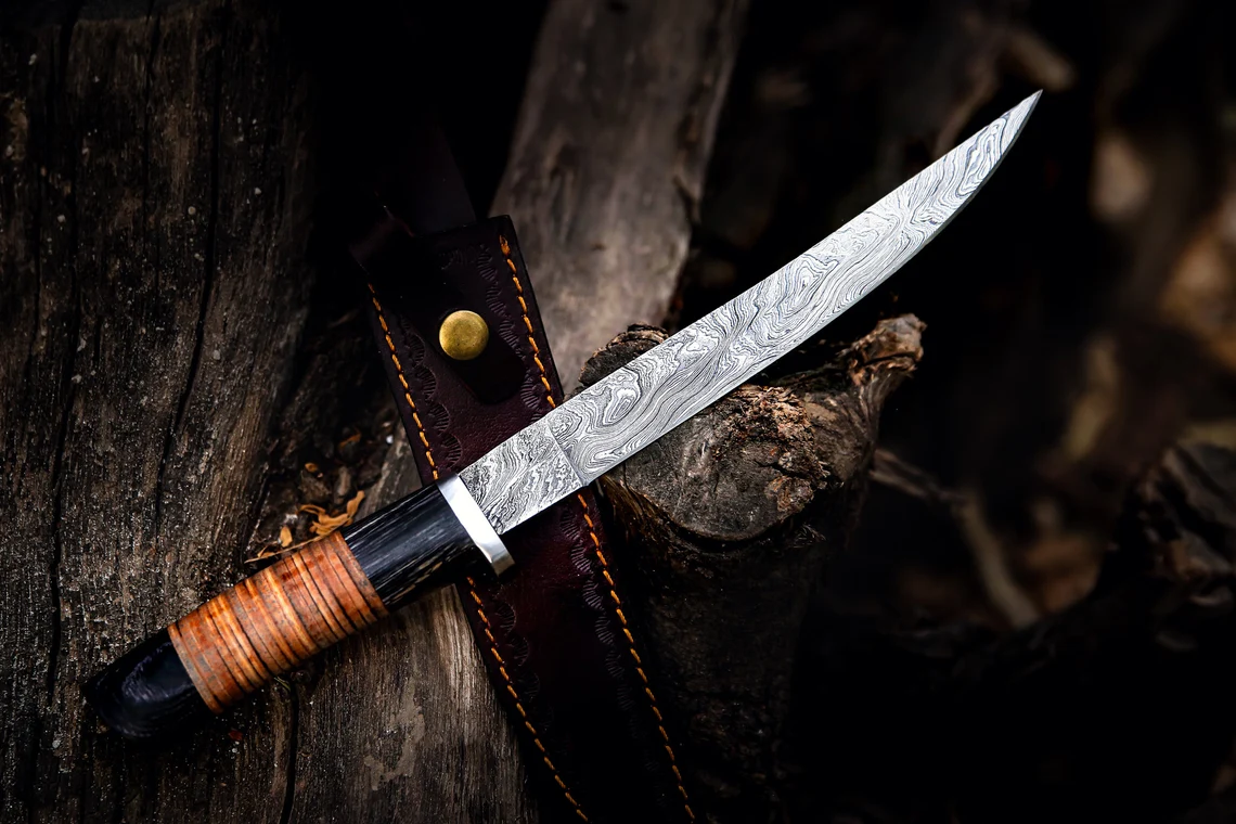 Fillet Knife Damascus Steel Fishing Knife